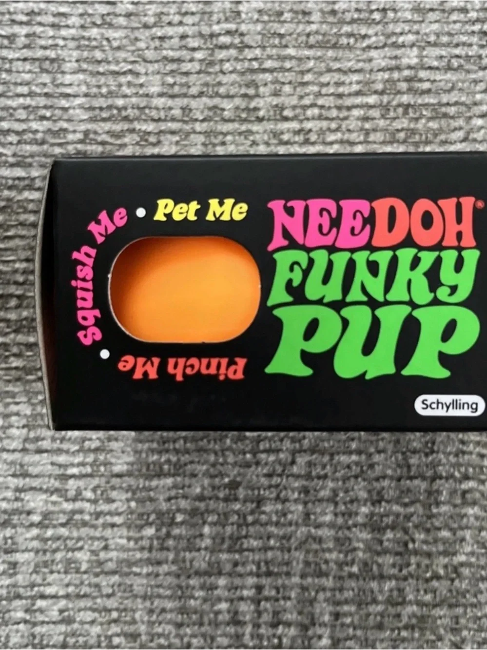 AUTHENTIC Needoh Funky Pup by Schylling Brand New Factory Sealed! Orange